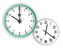 Nos horloges peuvent être radiosynchronisées pour recevoir l'heure absolue, couplées à une horloge mère ou encore autonomes